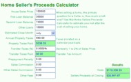 Home Sellers Proceeds Calculator screenshot